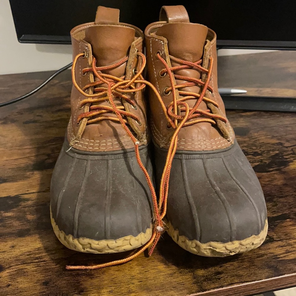 Bean boots size 10.5